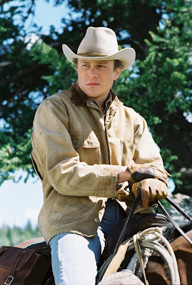 Heath Ledger a caballo