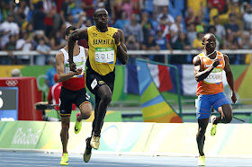 Usain Bolt corre en Rio 2016