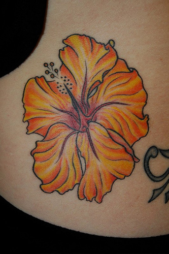 Hibiscus Flower Tattoos