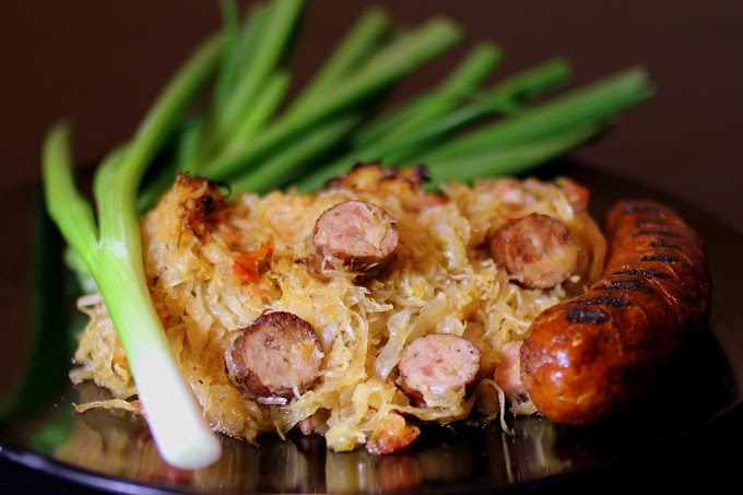 Unique: Baked Sauerkraut with Smoky Delights