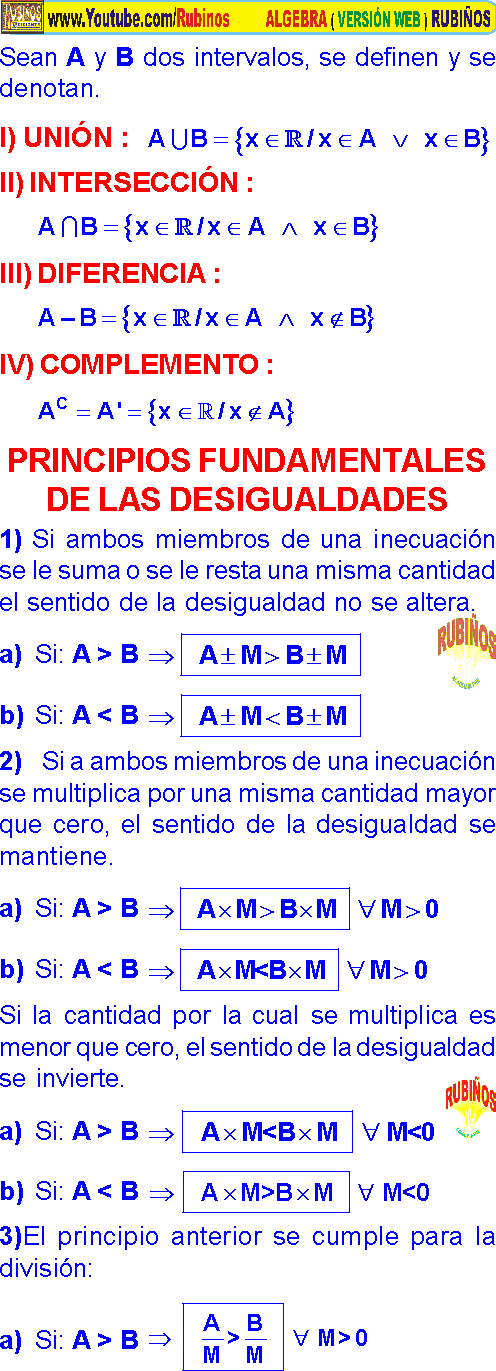 Inecuaciones De Primer Y Segundo Grado Desigualdades Fraccionarias Puntos Criticos Teoria Exponencial Y Ejemplos Pdf