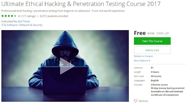 Ultimate-Ethical-Hacking-Penetration-Testing-Course-2017