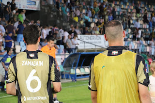 torneo Lasesarre entre el Barakaldo Club de Fútbol y el Real Racing Club de Santander