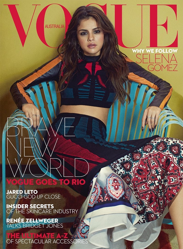 Selena Gomez hot model photo shoot for Vogue Australia magazine