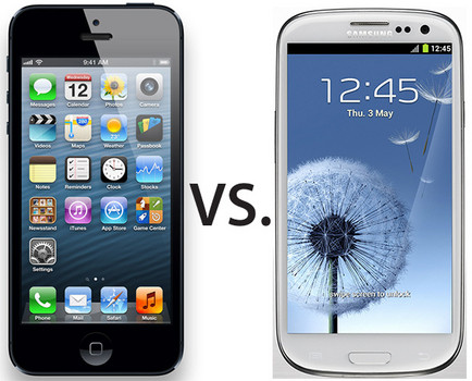 Samsung Galaxy S3 vs Iphone 5