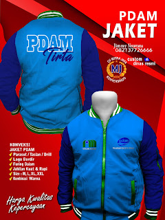 jaket PDAM TIRTA,seragam PDAM TIRTA,konveksi jaket,jaket kantor PDAM TIRTA,jaket custom,jaket bomber,jaket perusahaan daerah air minum,jaket pemda,bikin jaket,buat jaket,pesan jaket,