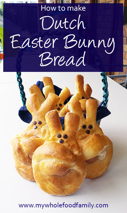 how to make Dutch Easter Bunny Bread from www.mywholefoodfamily.com