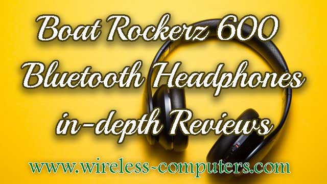 Boat Rockerz 600 Bluetooth Headphones
