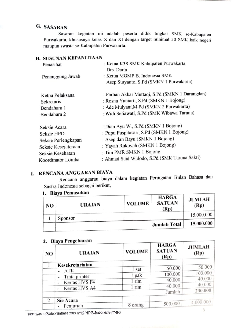 Contoh Proposal Kegiatan Lomba Sekolah  Website Edukasi