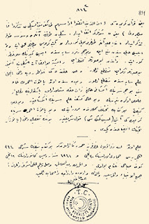 Tedbîrât-ı İlâhiyye Tercüme ve Şerhi’nin Ahmet Avni Konuk’un imzasını taşıyan son sayfası