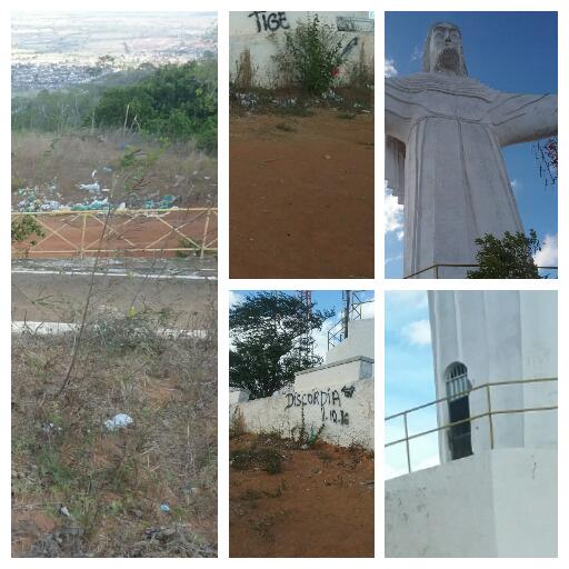 CRISTO DO GOITI DE PALMEIRA DOS ÍNDIOS VIVE RODEADO DE SUJEIRA E ABANDONO