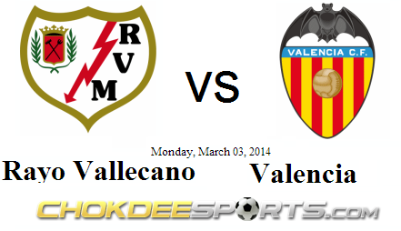 Rayo Vallecano vs Valencia - Chokdeesports.com