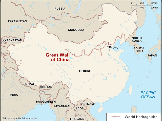 Great Wall Of China Map