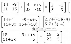 Pelajaran Matematika Matriks