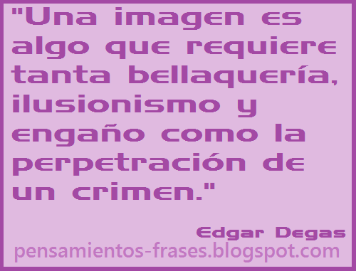 frases de Edgar Degas