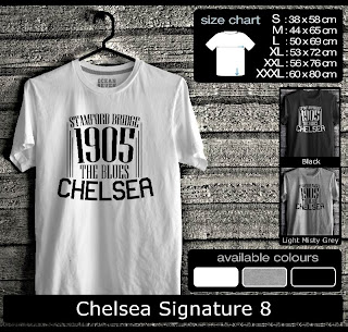 Chelsea Signature 8 by Galeri Kaos Distro Keren 