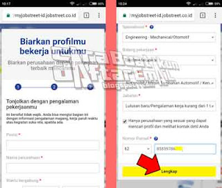 cara daftar jobstreet terbaru