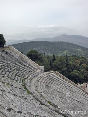 Théâtre d'Epidaure  Nauplie Nafplio Argolide Peloponnèse Grèce