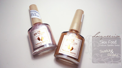 Skin Food Pedicure Sparkles Swatch/Review