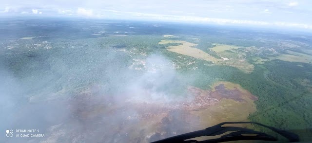 Incêndio florestal na Aldeia Velha é controlado