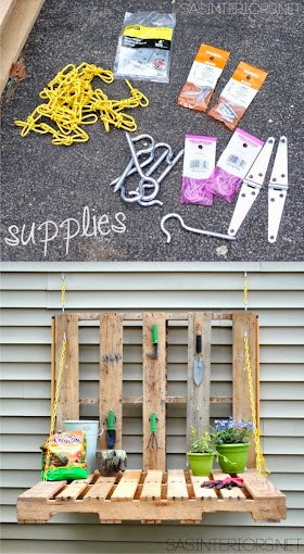 #DIY Pallet Gardening Table