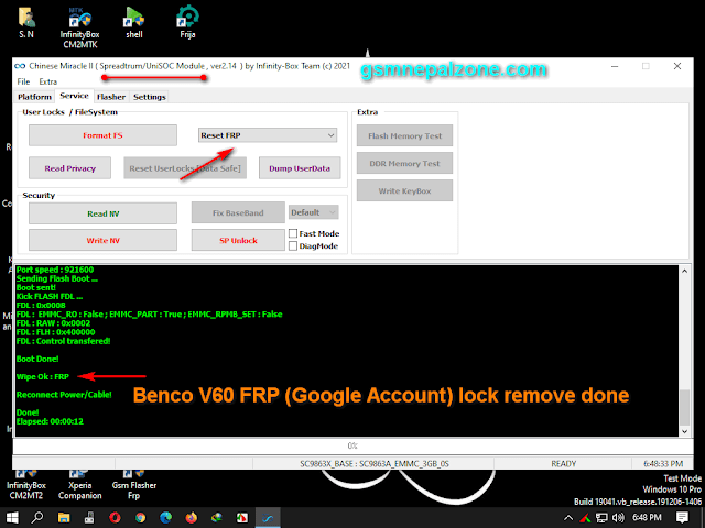Lava Benco v60 Google Account Lock, Benco FRP Remove, using Infinity CM2,