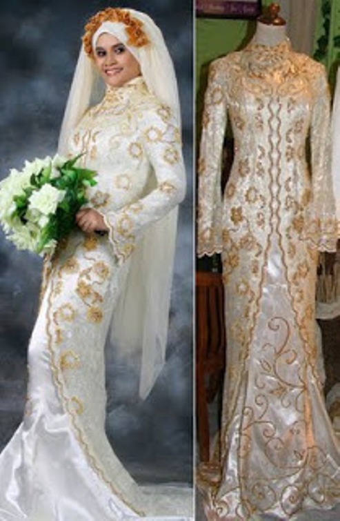 Model Kebaya Muslim Pengantin