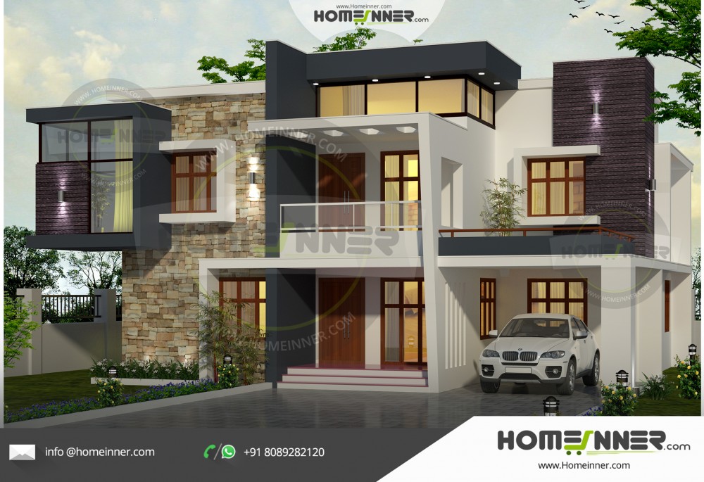 5 bedroom  house  plans  Indian  style 