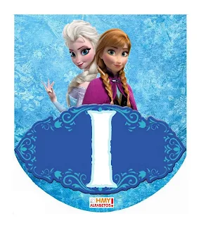 Banderines para Fiesta de Frozen para Descargar Gratis. Free Download Frozen Banners.