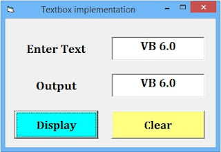 How to dynamically set textbox values in VB6
