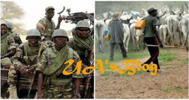 Troops apprehend herdsmen destroying farms in Benue