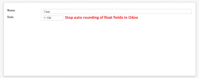 How to stop auto rounding of float fields in odoo