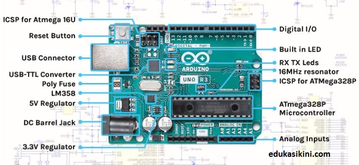 Ringkasan Komponen Arduino dan Fungsinya