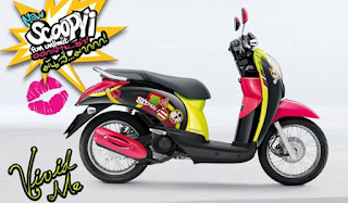 Modifikasi motor Mothai Scoopy ThaiLook