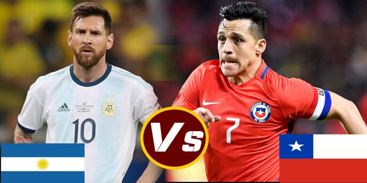 The date of the Argentina and Chile match on 03-06-2021 World Cup Qualifiers: South America