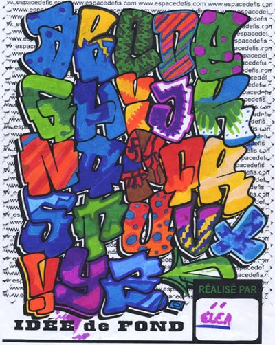 2011 3d graffiti alphabet 