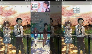 Download Kumpulan BBM Mod Tema Anime v3.3.1.24 By Trangga Ken Full DP Terbaru