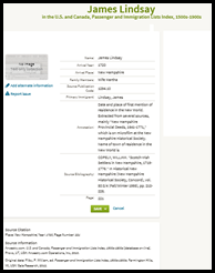 Passenger List