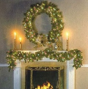 christmas-home-decorating-joy-to-the-world-pre-lit-garland