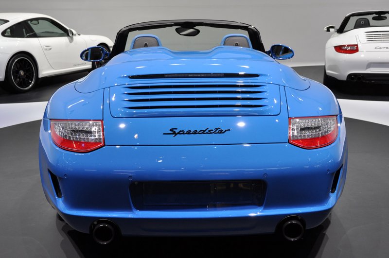 Paris Motor Show 2010 Porsche 911 Speedster presented Live