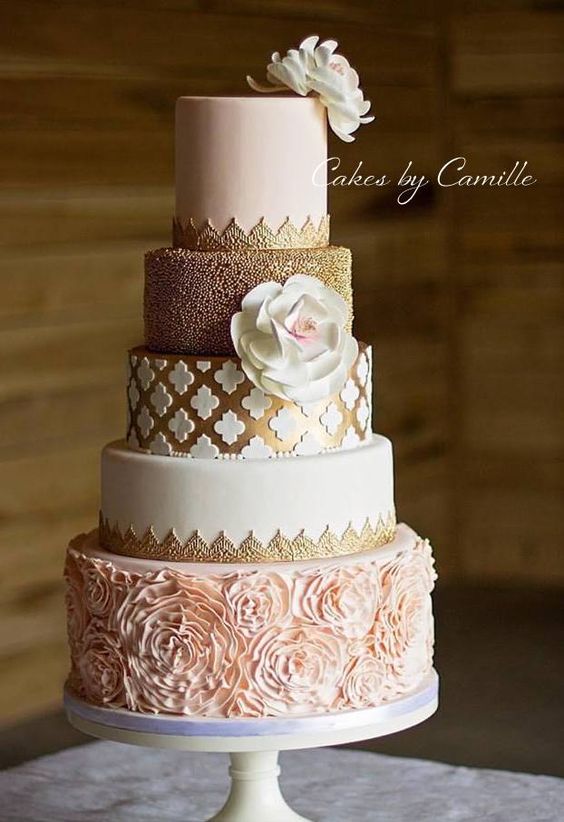 23 Gambar Foto Hiasan Desain Kue Pengantin Pernikahan 