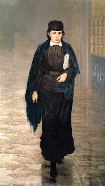 Николай Ярошенко. Курсистка. Картина 1883 года