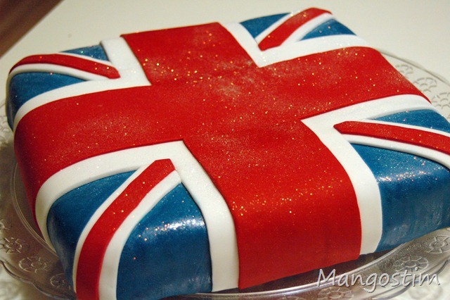 Bolo casamento Cléo - inglaterra 1