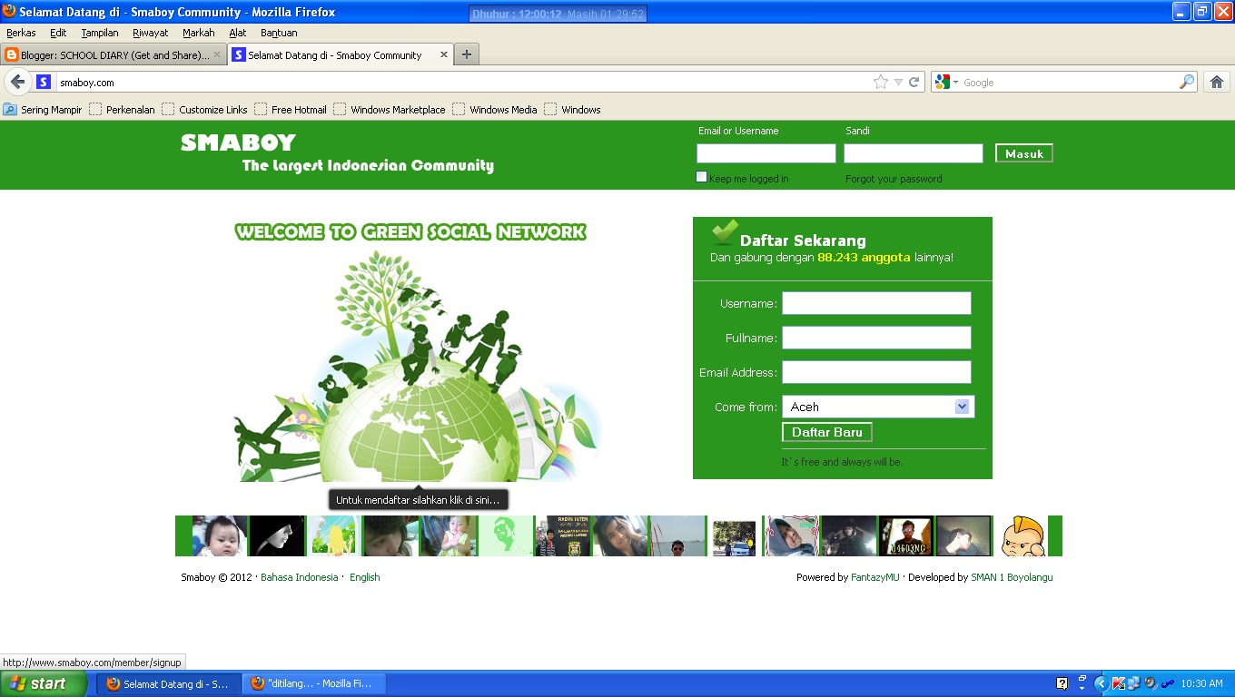 SMABOY - Situs Jejaring Sosial karya anak Indonesia 