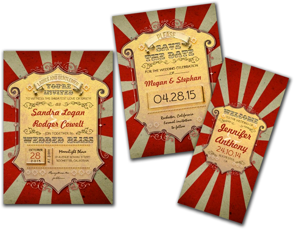  Carnival Wedding Invitations