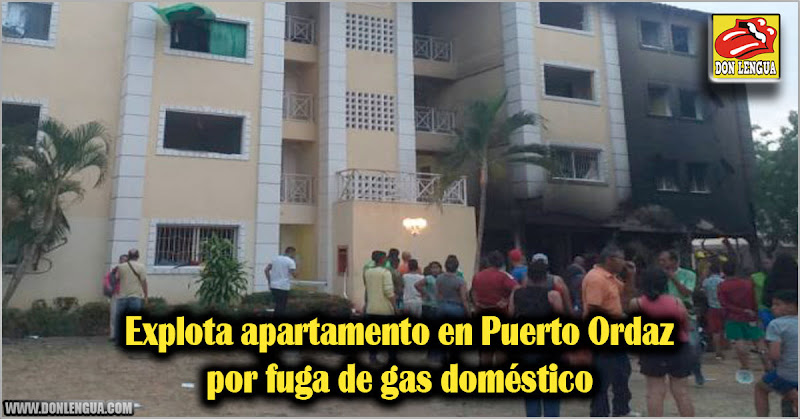 Explota apartamento en Puerto Ordaz por fuga de gas doméstico