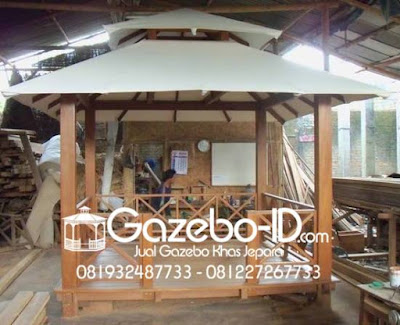 Gazebo Kanvas Jati Jepara