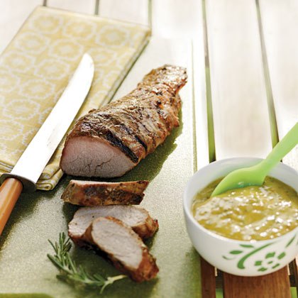 Peachy Pork Tenderloin