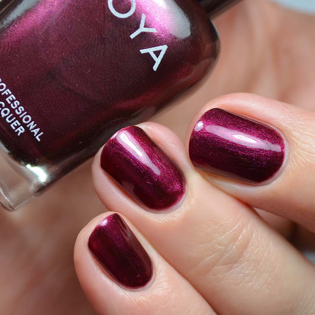 cabernet shimmer nail polish