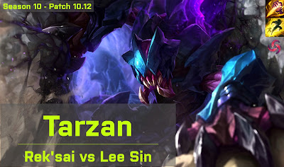 Tarzan Reksai JG vs Leesin - KR 10.12